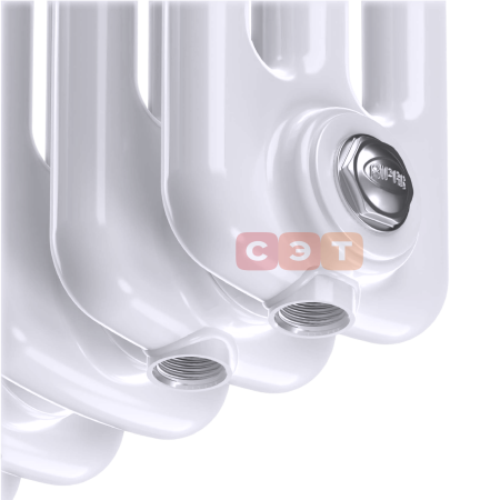 Радиатор стальной 3х трубный Rifar TUBOG 16 секций (в.  370мм, подкл. -  донное левое/правое)